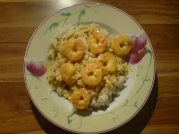Rezept: Scharfes Garnelencurry mit Kokos Scharfes Garnelencurry mit Kokos - Rezept