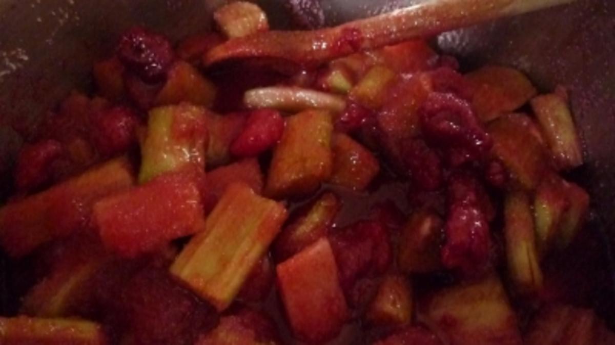 Himbeer- Rhabarber- Marmelade - Rezept mit Bild - kochbar.de