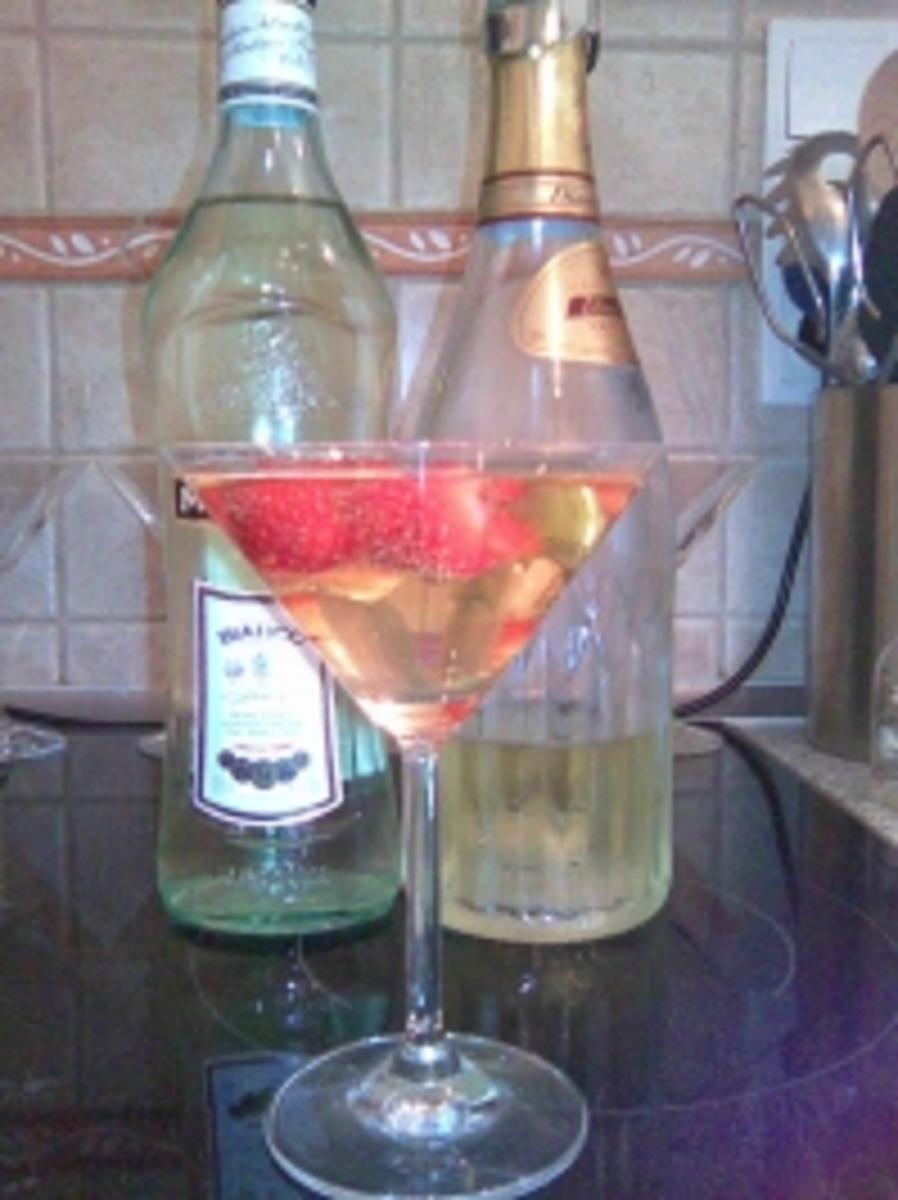 Erdbeer-Martini-Cocktail - Rezept