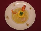 Pot au feu von Curry und Zitronengras mit Hummer und Jakobsmuschel - Rezept