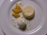 Pina-Colada-Mousse mit flambierter Ananas - Rezept