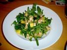 Blattsalat mit Mango und Schafskäse - Rezept