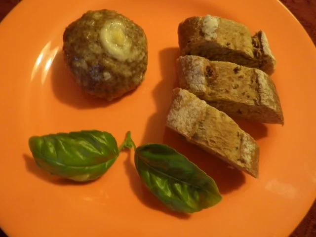 Hackbällchen mit Mozarella - Rezept