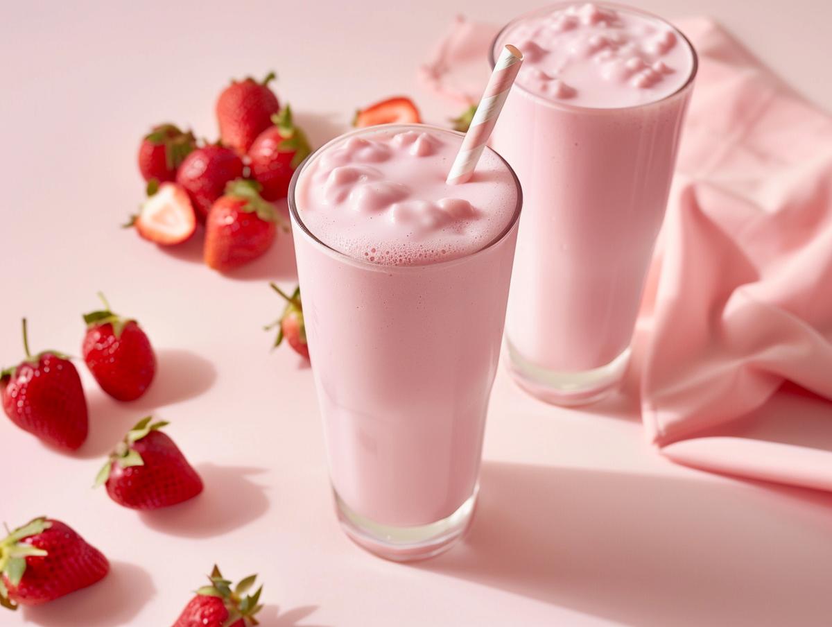 Shake :   Erdbeer ~ Joghurt  ~ Shake - Rezept - Bild Nr. 17106
