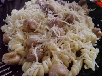 Pilz-Nudeln - Rezept