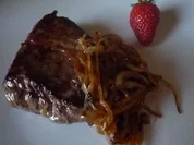 Rumsteak mit Zwiebeln - Rezept