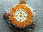 Topfenschnitten mit Früchten und Biskotten - Rezept