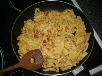 Spätzleschmarrn (aus der Pfanne) - Rezept