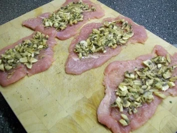 Französische Putenröllchen mit Pilzen - Rezept - Bild Nr. 5