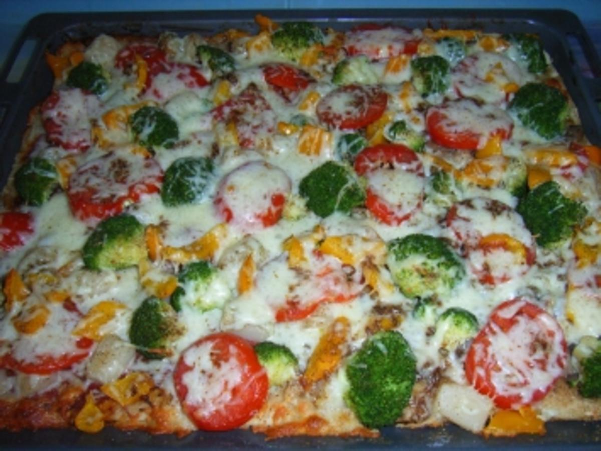 Pizza "Mach-mal-Zwei" - Rezept