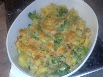 Lachs-Tortellini-Gratin - Rezept