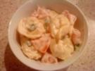Tortellini - Tomaten - Salat mit Frühlingszwiebeln - Rezept