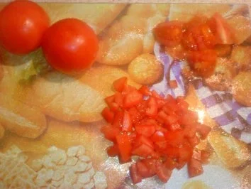 Rezept: Tortellini - Tomaten - Salat mit Frühlingszwiebeln Bild Nr. 4 Tortellini - Tomaten - Salat mit Frühlingszwiebeln - Rezept - Bild Nr. 4