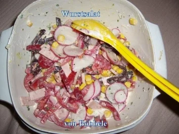 Rezept: Salat: Wurstsalat Salat: Wurstsalat - Rezept