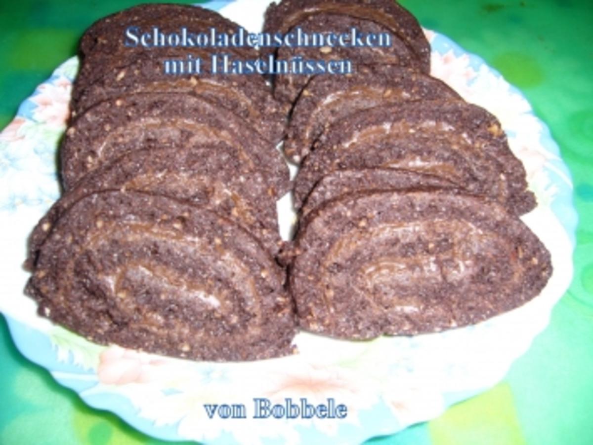 Gebäck: Schokoladenschnecken mit Haselnüssen - Rezept - Bild Nr. 11