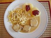 Schweinemedaillons mit Gorgonzolasoße - Rezept