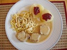 Schweinemedaillons mit Gorgonzolasoße - Rezept