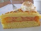 Apfelkuchen mit Pudding-Eilikör-Guss - Rezept