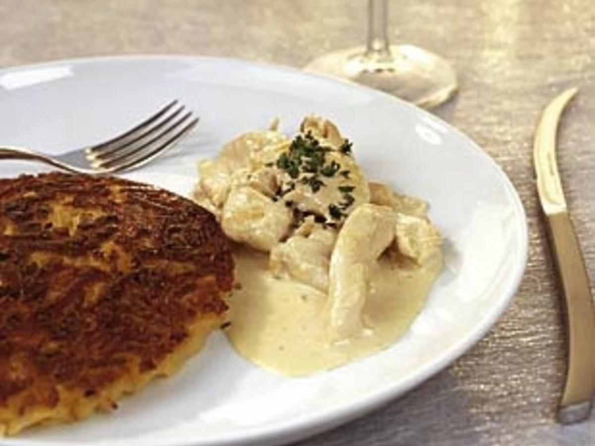 Poulet Geschnetzeltes nach Zürcher Art - Rezept - kochbar.de