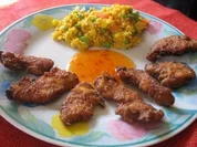 fritierte hähnchenstreifen kung-fu - Rezept