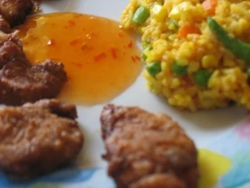 Rezept: fritierte hähnchenstreifen kung-fu Bild Nr. 2 fritierte hähnchenstreifen kung-fu - Rezept - Bild Nr. 2