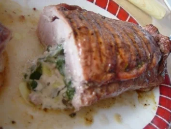 Gegrillte Schweinelende mit Füllung - Rezept - Bild Nr. 7