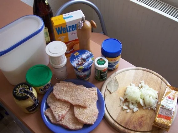 Rezept: Schnitzel in Senfsoße Schnitzel in Senfsoße - Rezept