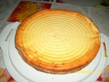 Käse-Kuchen ohne Boden - Rezept