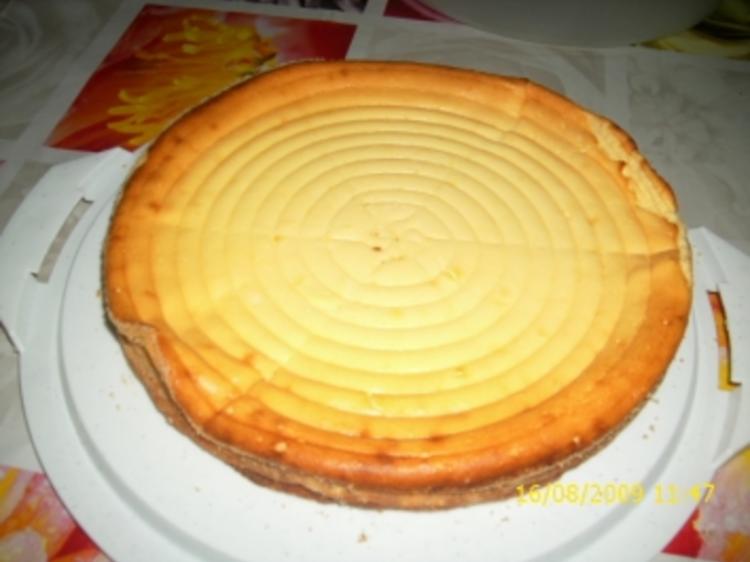 Käse-Kuchen ohne Boden - Rezept mit Bild - kochbar.de