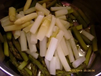 Serrano an warmer Spargel - Nudel - Variation - Rezept - Bild Nr. 9