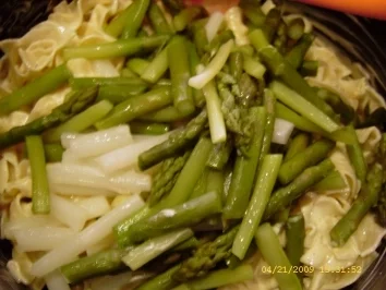 Serrano an warmer Spargel - Nudel - Variation - Rezept - Bild Nr. 12