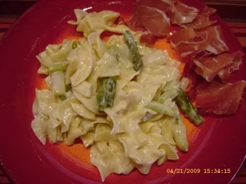 Serrano an warmer Spargel - Nudel - Variation - Rezept - Bild Nr. 15