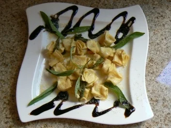 Kürbís - Käse Fagottini - Rezept