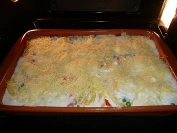 Kartoffel -  Schinkenauflauf - Rezept