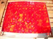 Erdbeerschnitten mit Vanille-Eierlikörcreme - Rezept