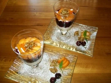 Heidelbeercreme mit Sonnenblumenkrokant - Rezept - Bild Nr. 2