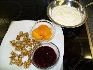 Heidelbeercreme mit Sonnenblumenkrokant - Rezept - Bild Nr. 7