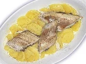 Felchenfilets mit Champignons-Frischkäse-Füllung - Rezept