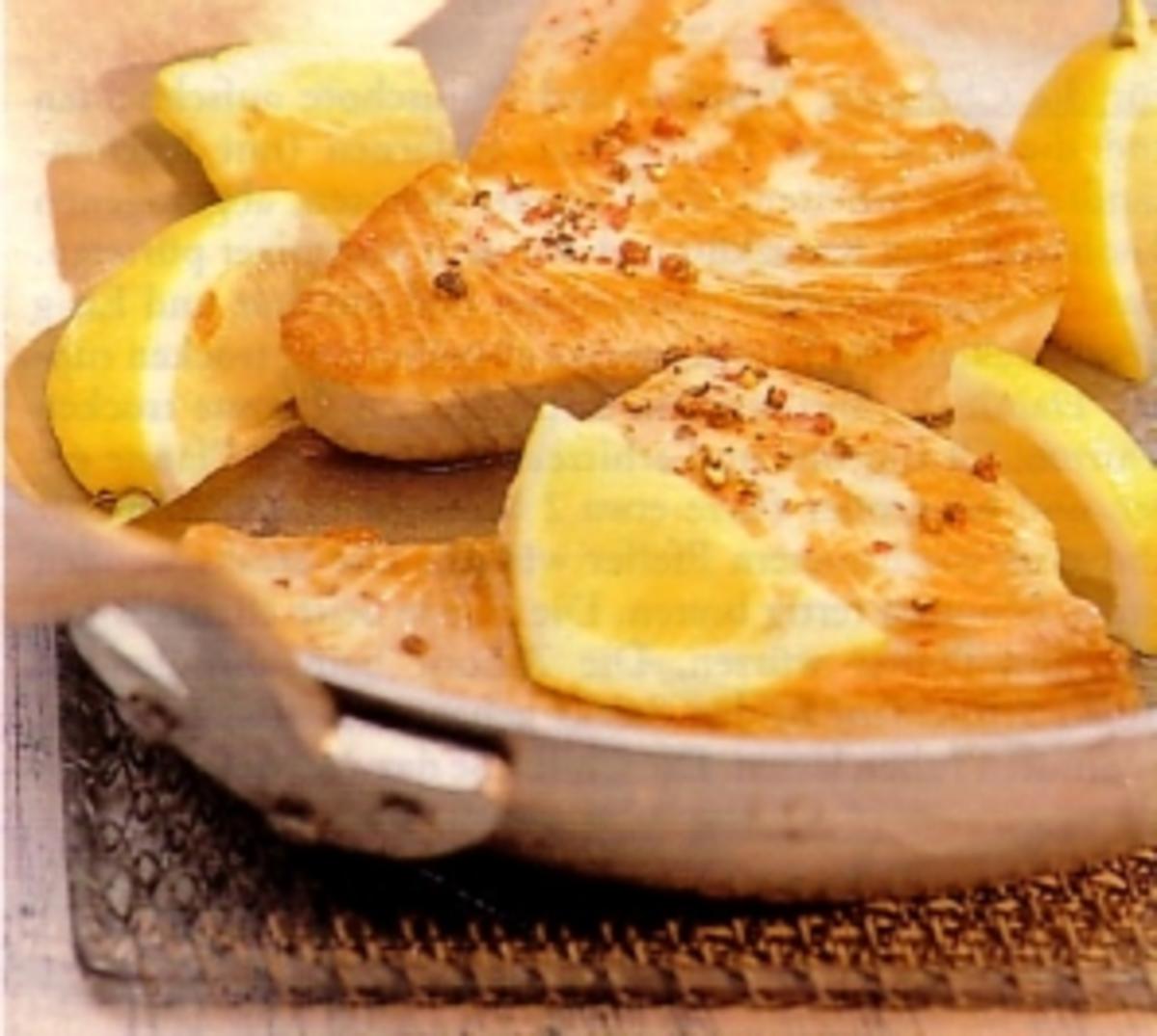 Thunfischsteaks mit Zitronensahne - Rezept - kochbar.de