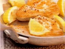 Thunfischsteaks mit Zitronensahne - Rezept