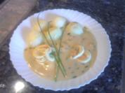 Eier in Senf-Sahne-Soße - Rezept