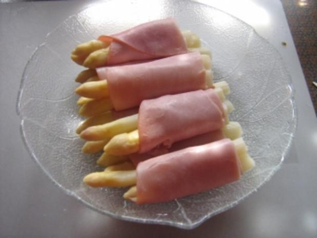 Schinkenröllchen mit Spargel - Rezept mit Bild - kochbar.de