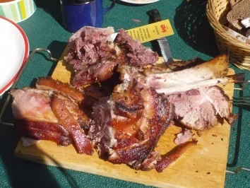 Gegrillte Schweinsstelze - Rezept