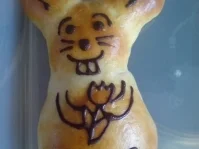 Rezept: Quark-Öl-Teig Osterhasen und -Nester Quark-Öl-Teig Osterhasen und -Nester - Rezept