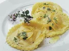 Ravioli mit Masacapone-Kürbis-Füllung - Rezept