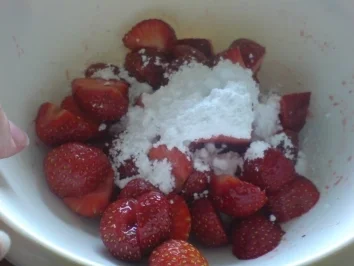 Erdbeeren in Rotwein - Rezept - Bild Nr. 2