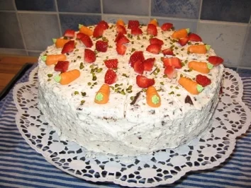 Rezept: Erdbeer-Schoko-Torte Erdbeer-Schoko-Torte - Rezept