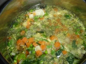 Rezept: Meine schnelle Gemüsesuppe Bild Nr. 2 Meine schnelle Gemüsesuppe - Rezept - Bild Nr. 2