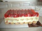 Erdbeerschnitten ohne backen - Rezept
