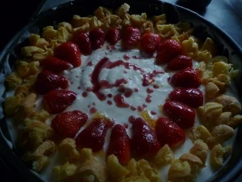 Rezept: Buttermilch ErdbeerTorte Buttermilch ErdbeerTorte - Rezept